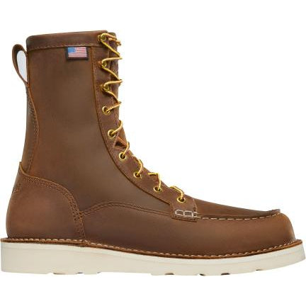 Danner Bull Run 8 Inch Steel Toe USA Made Work Boots - Wedge Boot 15542 - Overlook Boots