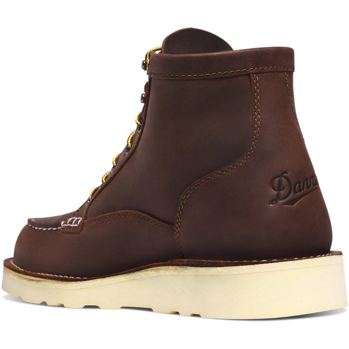 Danner Men's Bull Run GORE-TEX® 6" Steel Toe Waterproof Slip Resistant Work Boot -Brown- 15589 - Overlook Boots