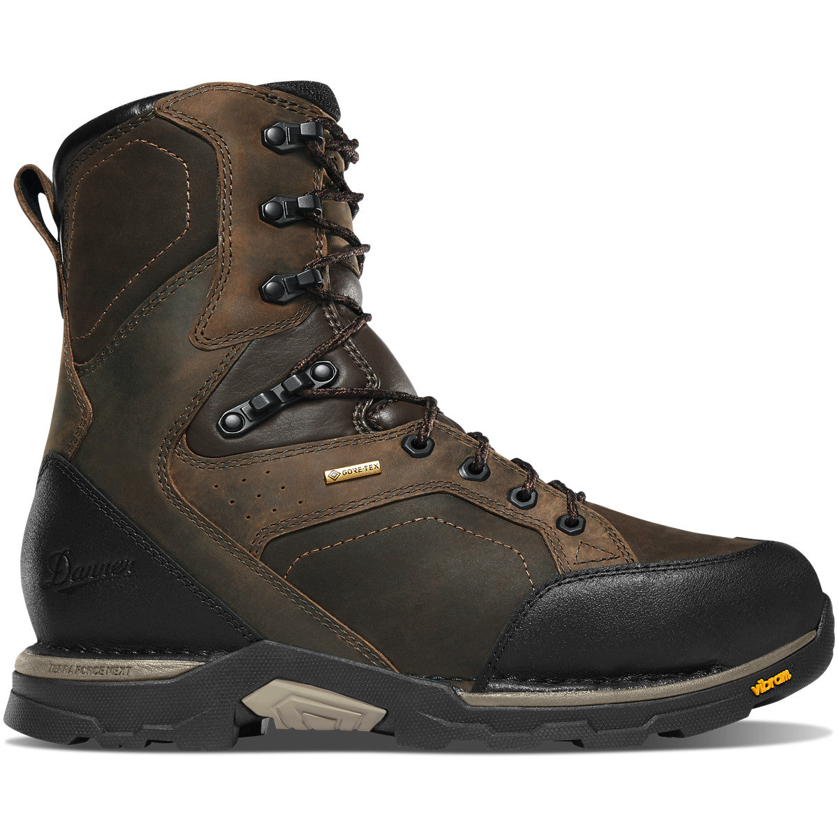 Danner Men's Crucial 8" Composite Toe Waterproof Work Boot - Brown - 15863 - Overlook Boots