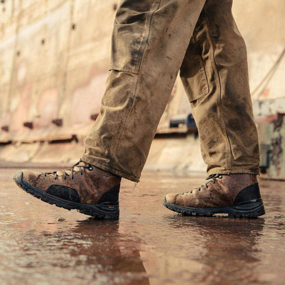 Danner Men's Stronghold 6" Composite Toe Waterproof Work Boot -Brown- 16723 - Overlook Boots