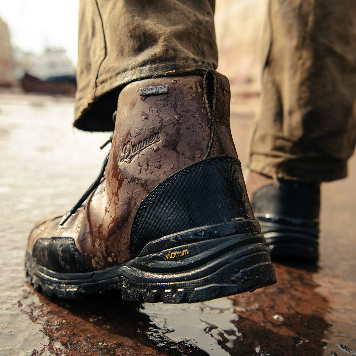 Danner Men's Stronghold 6" Composite Toe Waterproof Work Boot -Brown- 16723 - Overlook Boots