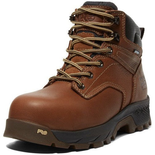 Timberland Pro Women's Titan Evolution 6" Composite Toe Waterproof Work Boot- Brown- TB1A5P1A214 - Overlook Boots
