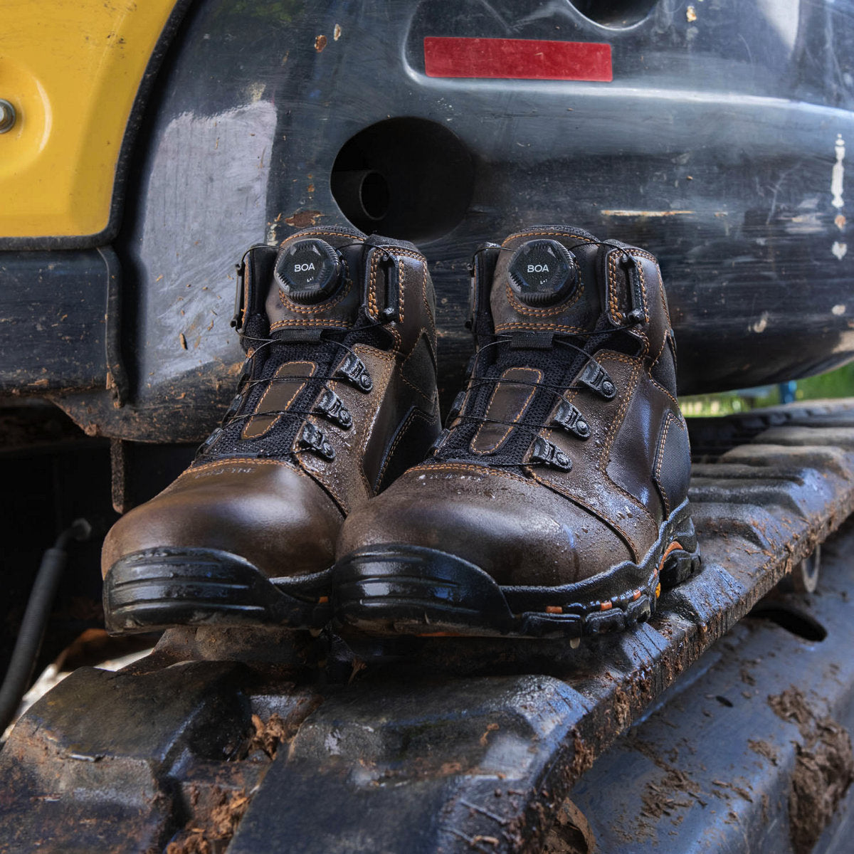 Danner Men's Caliper BOA 6" Aluminum Toe Waterproof Work Boot - Brown - 19420 - Overlook Boots