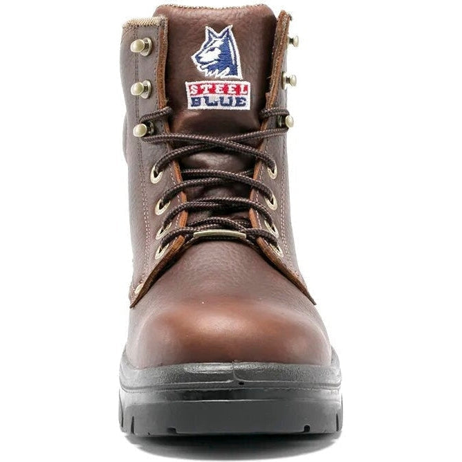 Steel Blue Men's Argyle 6" Waterproof Soft Toe Waterproof Work Boot - Oak - 810952 - Overlook Boots