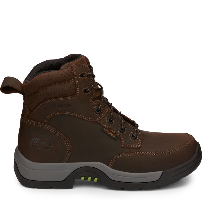 Chippewa Men's  Fabricator 6" Composite Toe Work Boot - Brown - 31003  - Overlook Boots