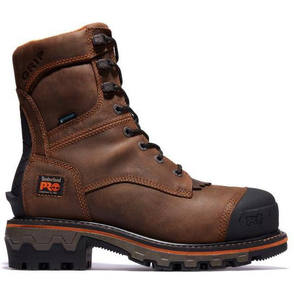 Timberland Pro Men's Boondock Heavy Duty Composite Toe Waterproof 400G Logger Work Boot - TB1A28SB214 - Overlook Boots