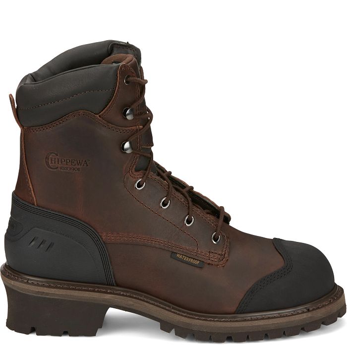 Chippewa Men's Aldarion 8" Composite Toe Waterproof 400G Ins Logger Work Boot - 55053 - Overlook Boots