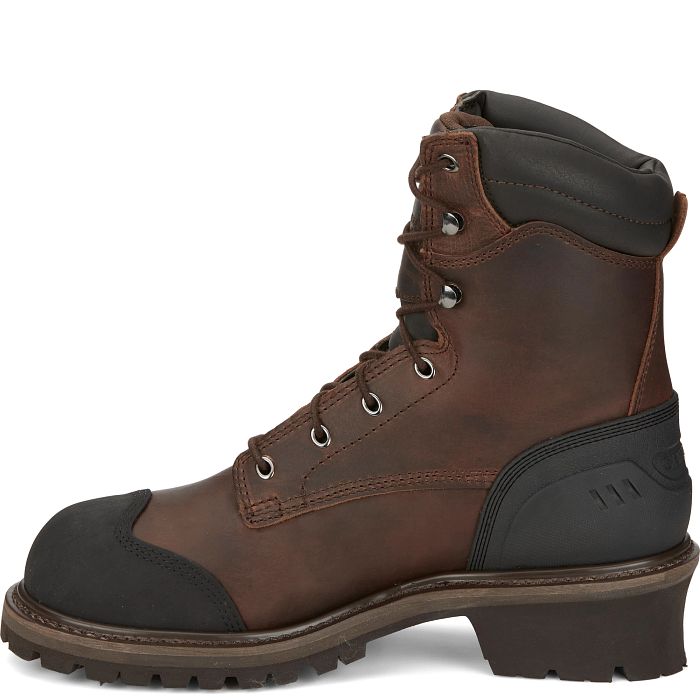 Chippewa Men's Aldarion 8" Composite Toe Waterproof 400G Ins Logger Work Boot - 55053 - Overlook Boots