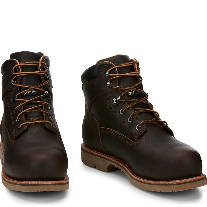 Chippewa Men's Serious+ 6" Composite Toe Waterproof Metguard Lace-Up Work Boot - 72301 - Overlook Boots