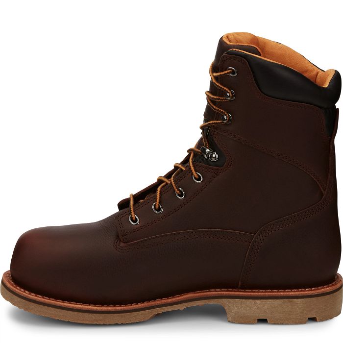Chippewa Men's Serious+ 8" Composite Toe Waterproof Metguard Puncture Resistant Lace-Up Work Boot - 72311 - Overlook Boots