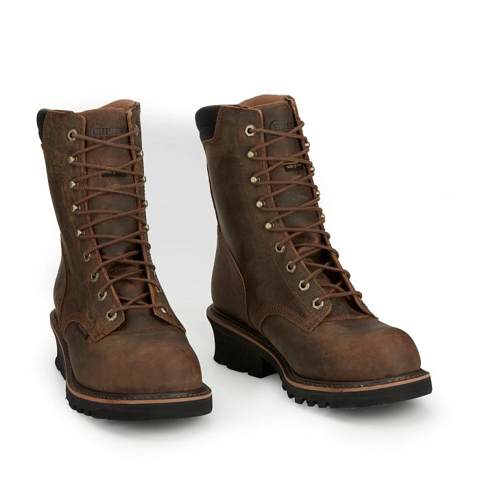 Chippewa Men's Valdor 8" Composite Toe Waterproof 400G Ins Logger Work Boot - 73238 - Overlook Boots