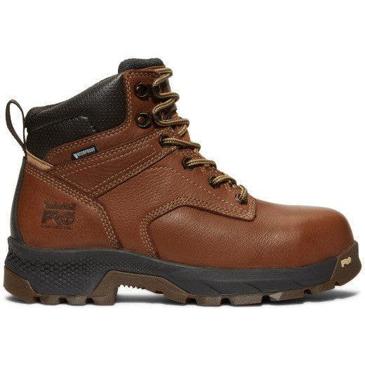 Timberland Pro Women's Titan Evolution 6" Composite Toe Waterproof Work Boot- Brown- TB1A5P1A214 - Overlook Boots