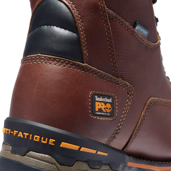 Timberland Pro Men's Boondock 8" Composite Toe Waterproof Work Boot -Brown- TB189646214 - Overlook Boots