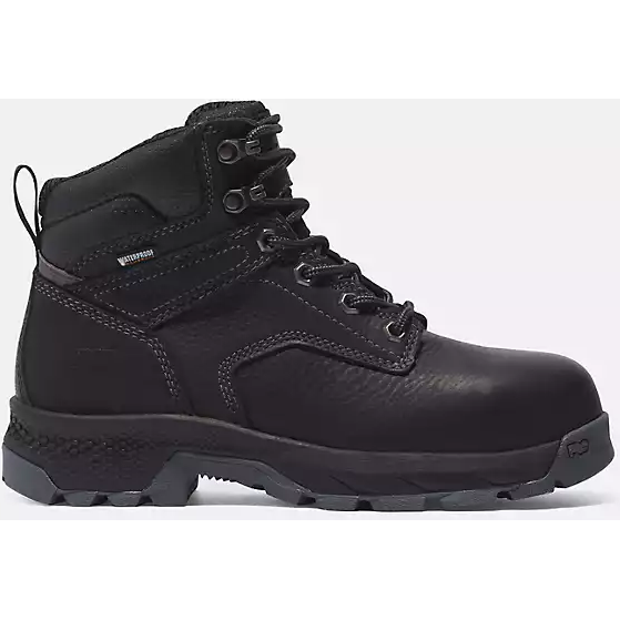 Timberland Pro Women's Titan 6" Composite Toe Waterproof Work Boot -Black- TB1A5WUY001 5.5 / Medium / Black - Overlook Boots