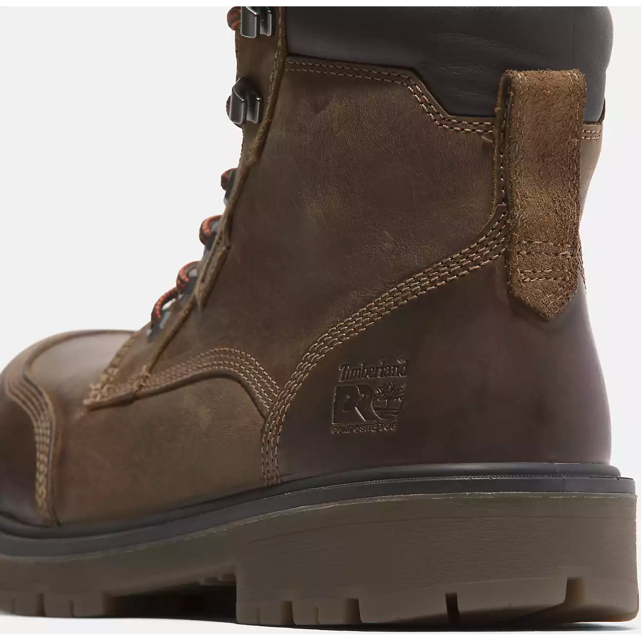 Timberland Pro Men's Whitman 6" Composite Toe Waterproof Work Boot -Brown- TB0A677YW01 - Overlook Boots