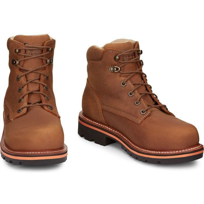 Chippewa Men's Thunderstruck 6" Waterproof Nano Composite Toe Work Boot -Tan- TH1011 - Overlook Boots