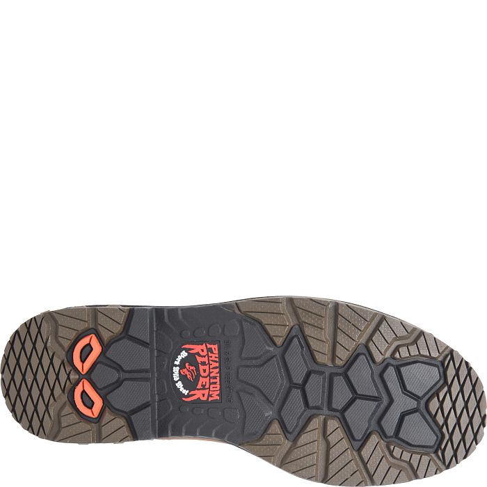 Phantom Rider Men's Piston 6" Comp Toe Waterproof Lacer Work Boot - Brown - PH5017 - Overlook Boots