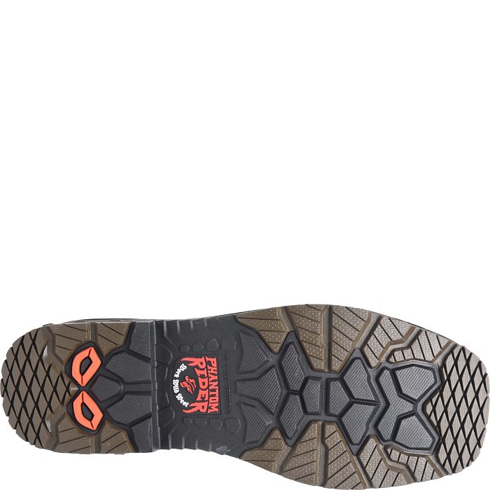 Phantom Rider Men's Crucible 11" Square Toe Waterproof Western Work Boot - Brown - PH5020 - Overlook Boots