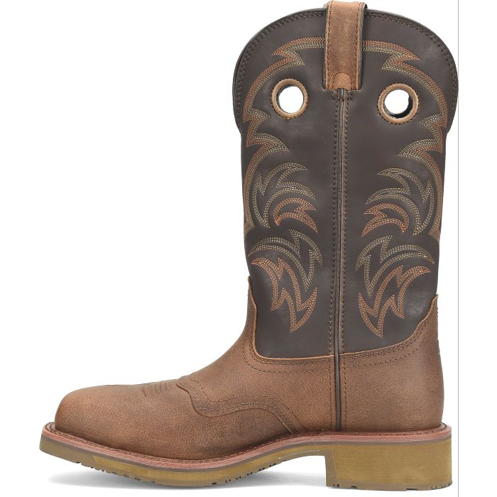 Double H Men's Farson 13" Composite Toe Western Work Boot -Brown- DH4154 - Overlook Boots