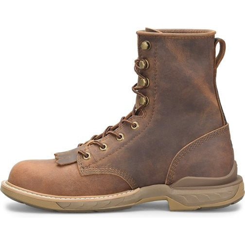 Double H Men's Phantom Rider Raid 8" Composite Toe Lacer Work Boot -Brown- DH5393 - Overlook Boots