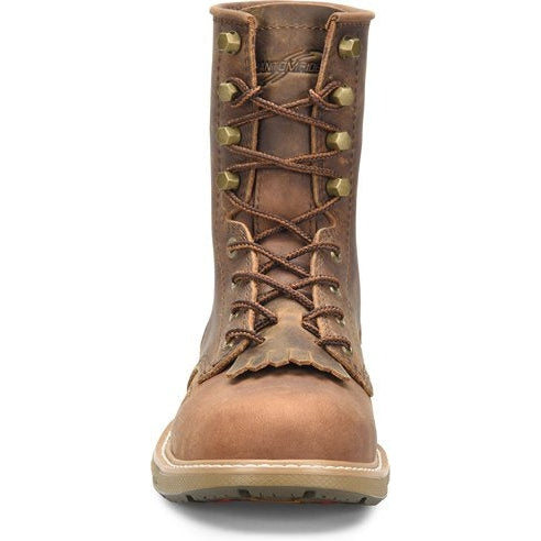 Double H Men's Phantom Rider Raid 8" Composite Toe Lacer Work Boot -Brown- DH5393 - Overlook Boots