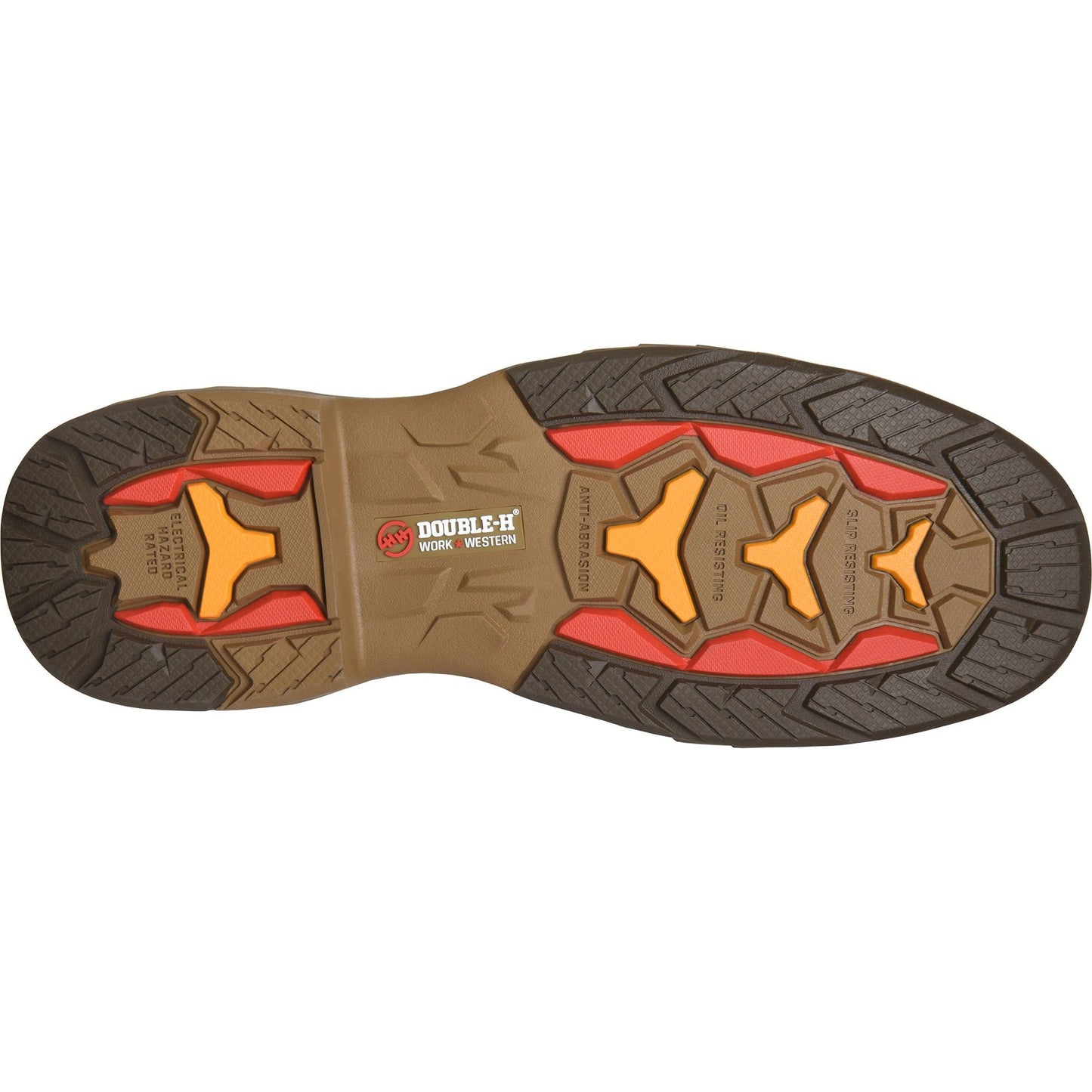 Double H Men's Phantom Rider Raid 8" Composite Toe Lacer Work Boot -Brown- DH5393 - Overlook Boots