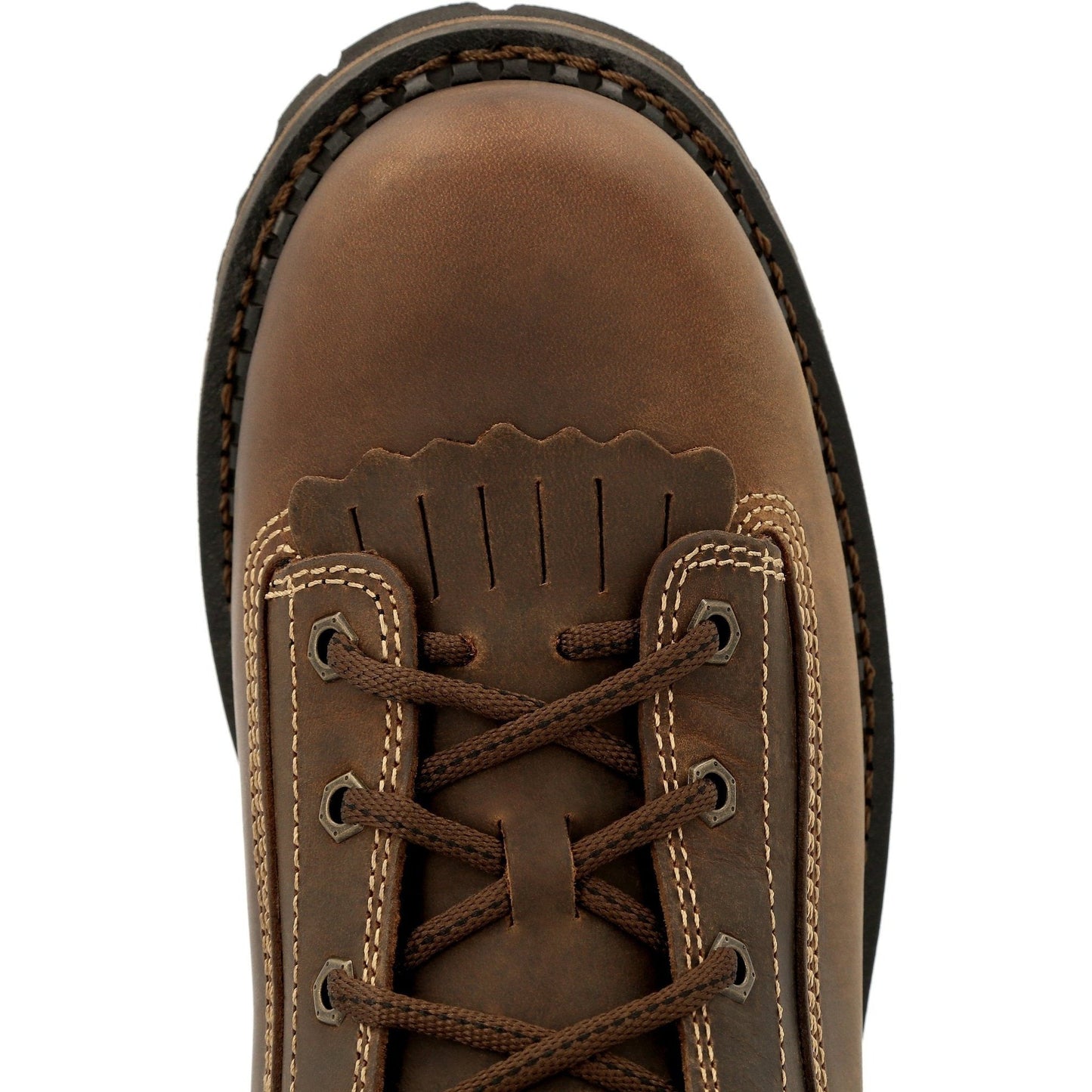 Georgia Men's Amped Lightweight Low Heel Logger 9" Composite Toe Waterproof Work Boot- GB00473 - Overlook Boots