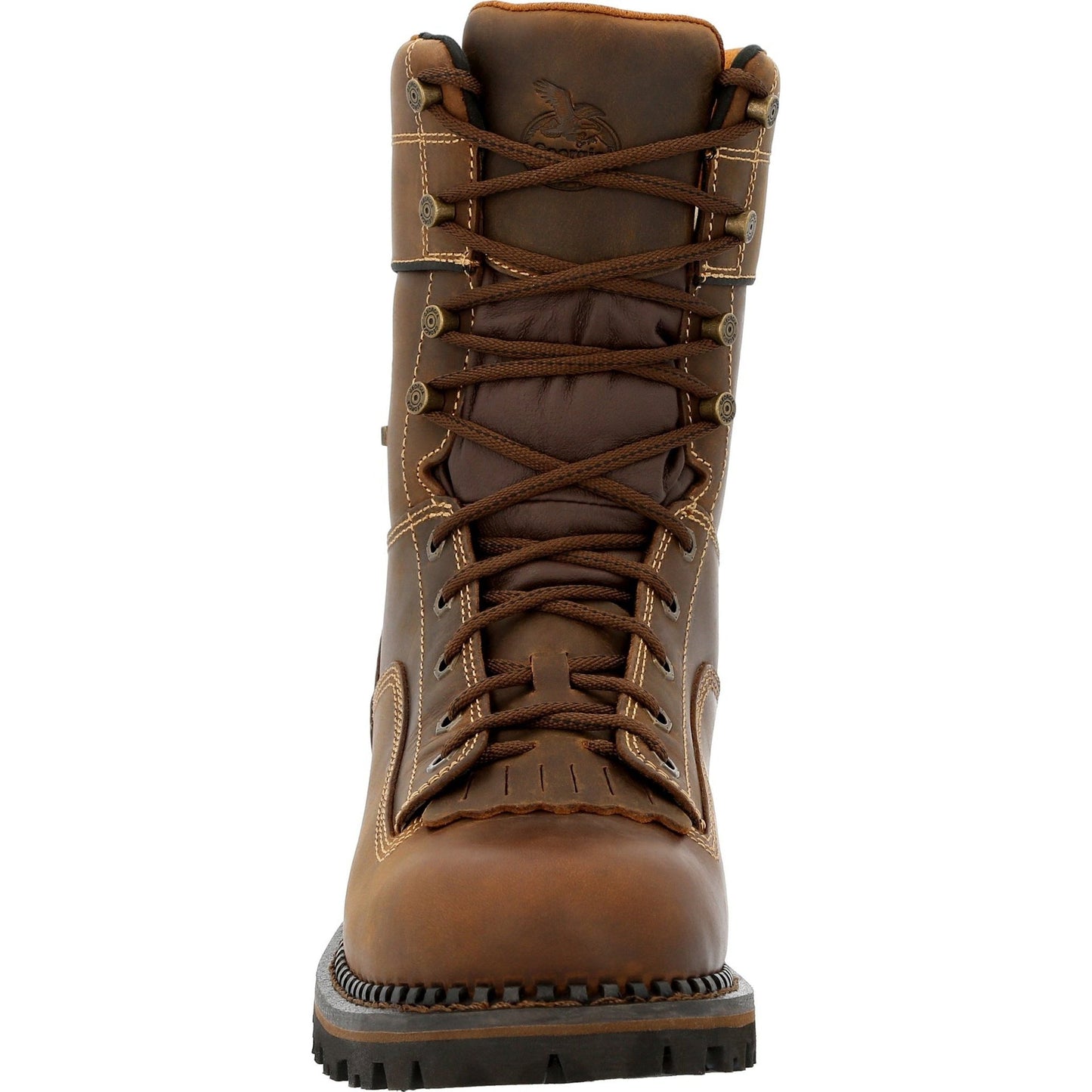 Georgia Men's Amped Lightweight Low Heel Logger 9" Composite Toe Waterproof Work Boot- GB00473 - Overlook Boots