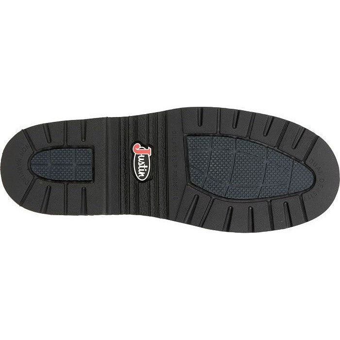 Justin Men's Rivot 8" Lace Up Western Work Boot -Brown - OW441 - Overlook Boots