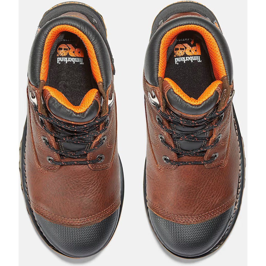 Timberland Pro Men's Boondock 6" Composite Toe Waterproof Work Boot- Brown- TB192641214 - Overlook Boots