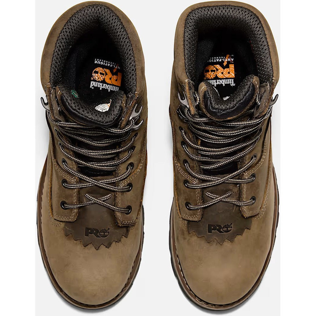 Timberland Pro Men's Evergreen Logger Composite Toe Logger Work Boot- Brown- TB1A28QQ214 - Overlook Boots