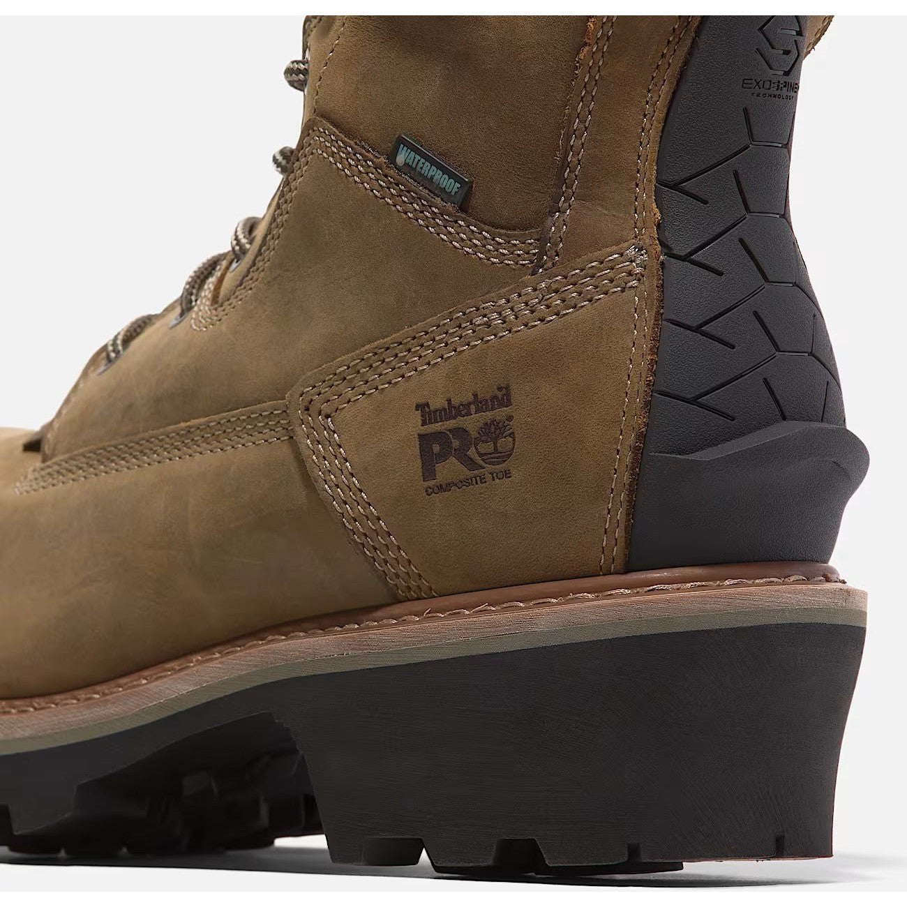 Timberland Pro Men's Evergreen Logger Composite Toe Logger Work Boot- Brown- TB1A28QQ214 - Overlook Boots