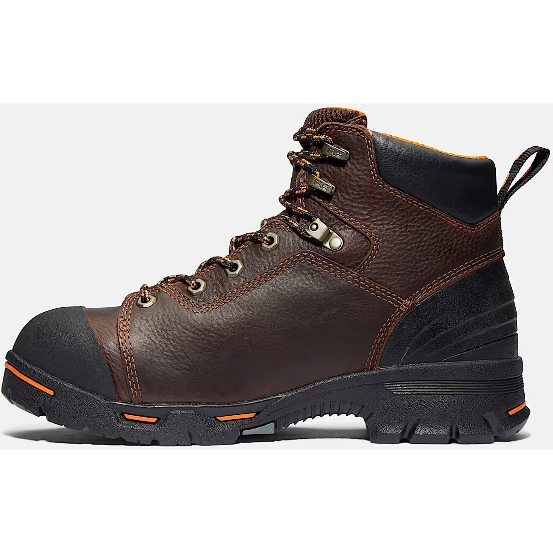 Timberland Pro Men's Endurance 6" Steel Toe Waterproof Work Boot- Brown- TB152562214 - Overlook Boots