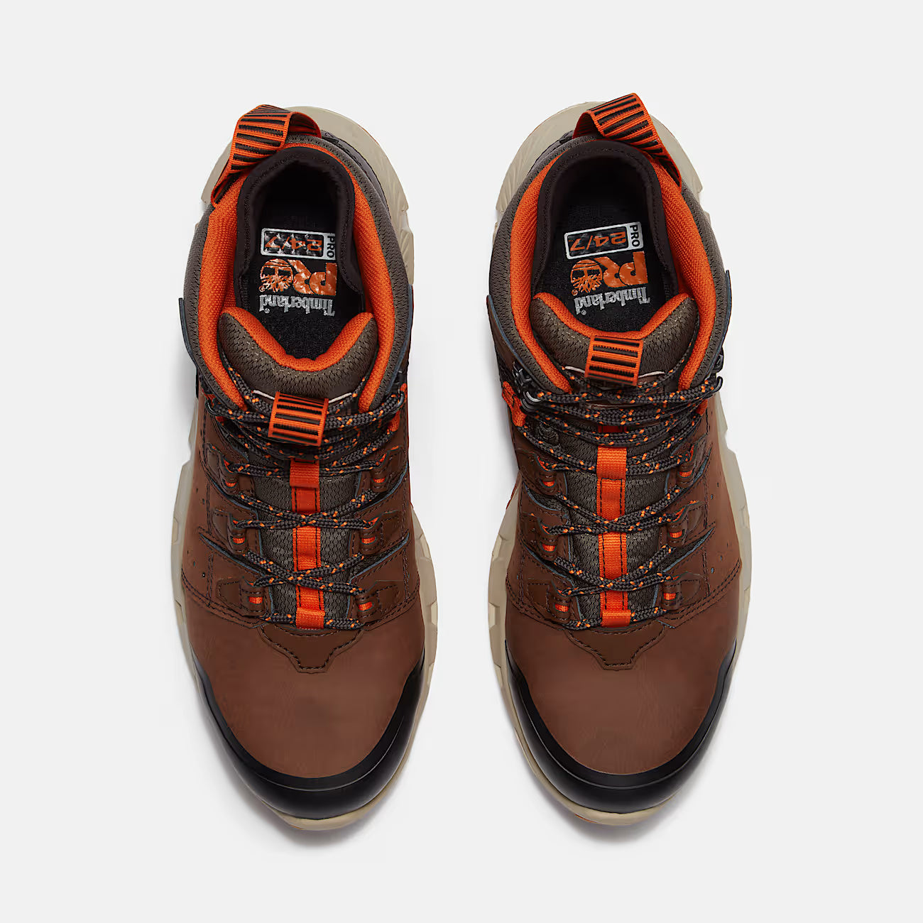 Timberland Pro Men's Tempe 6" Alloy Toe Waterproof Work Boot - Brown - TB0A67G3EPB - Overlook Boots