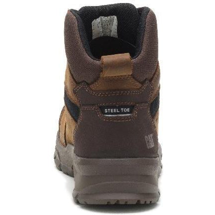 CAT Men's Accomplice X Steel Toe Waterproof Work Boot - Brown - P91331 - Overlook Boots