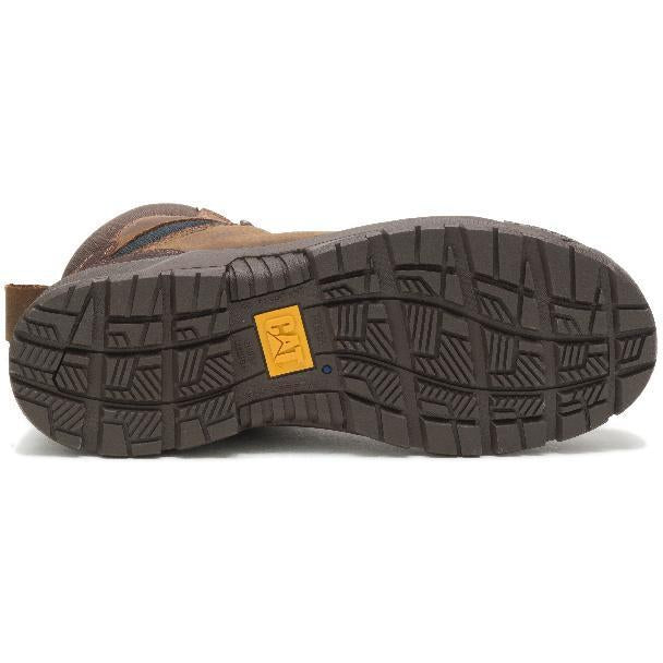 CAT Men's Accomplice X Steel Toe Waterproof Work Boot - Brown - P91331 - Overlook Boots