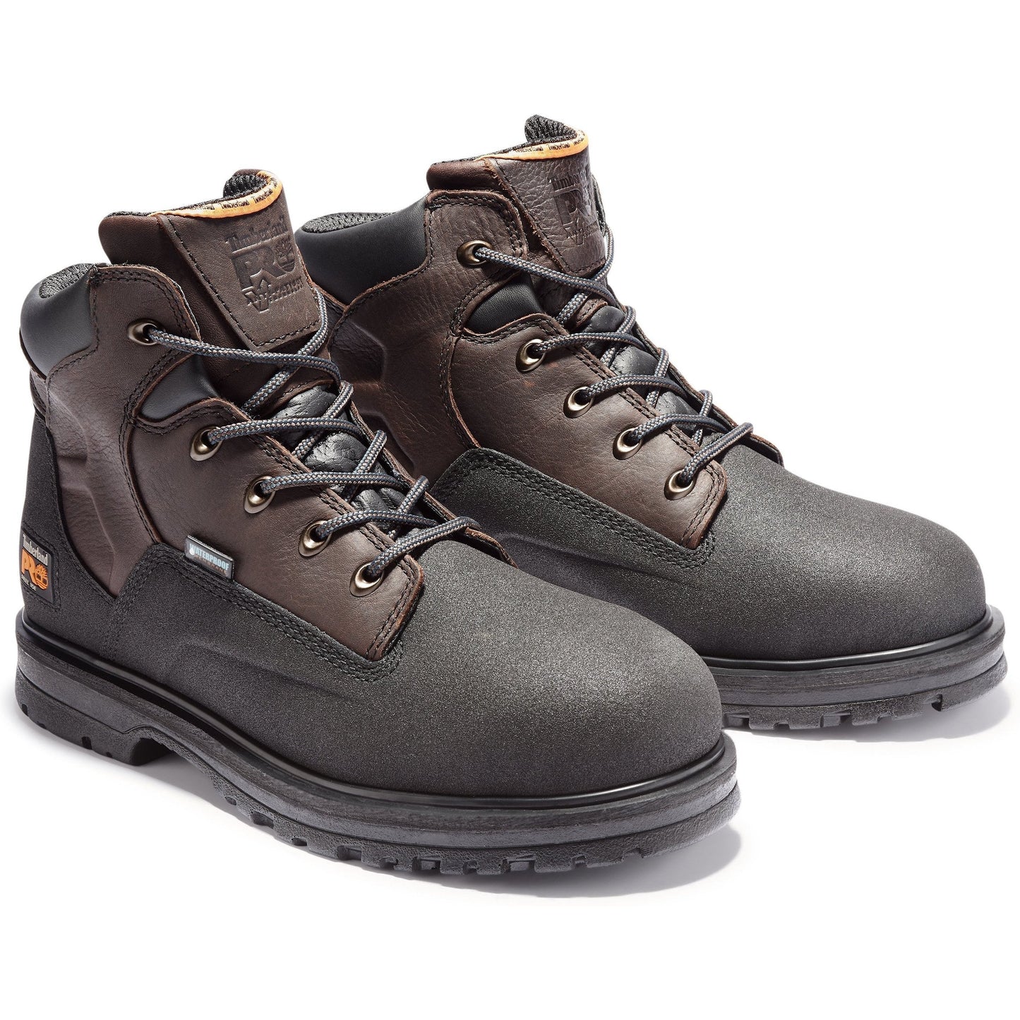 Timberland PRO Men's Powerwelt 6" Steel Toe Waterproof Work Boot - TB147001242 7 / Medium / Brown - Overlook Boots