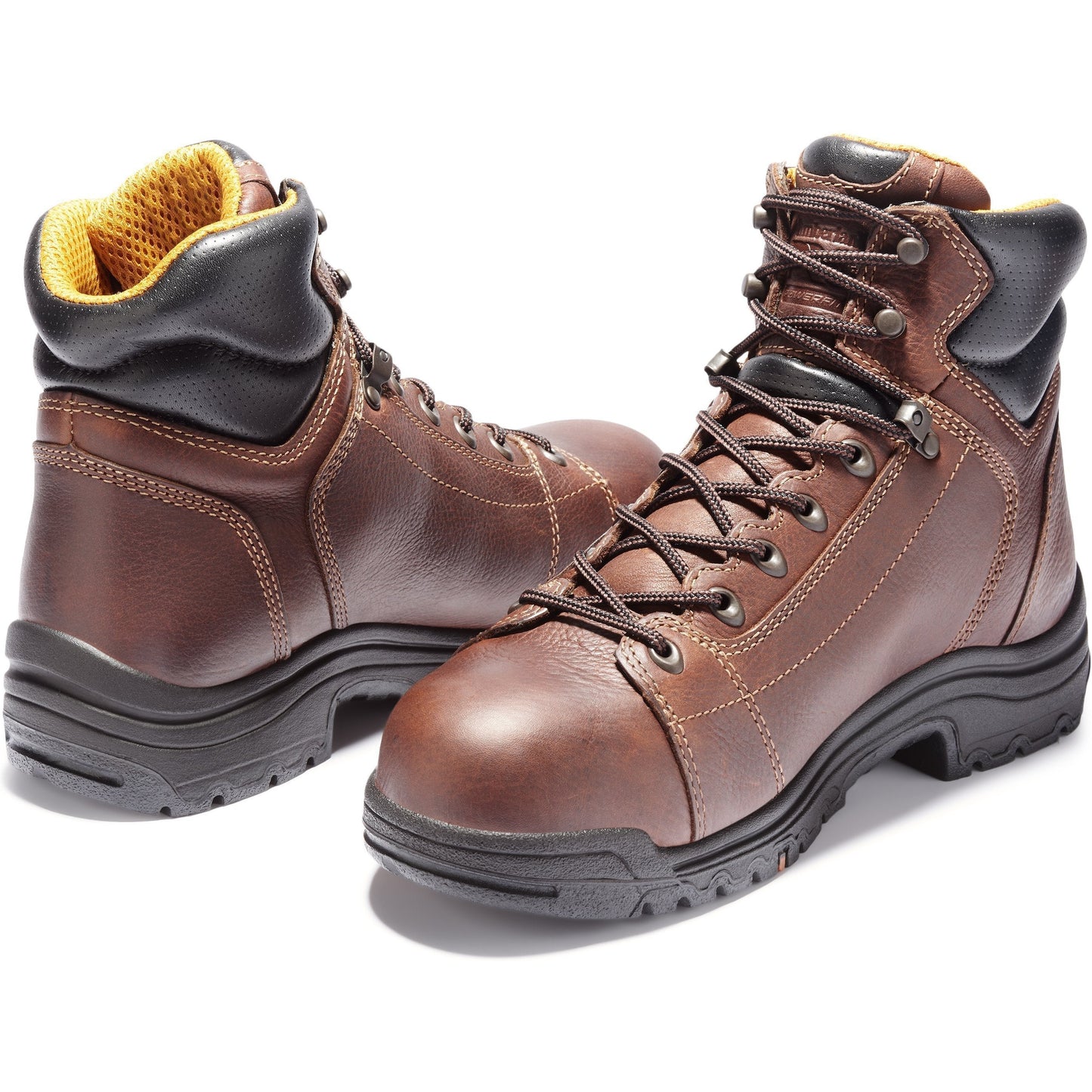 Timberland PRO Men's TiTAN 6" Alloy Toe Work Boots -Brown- TB150506242 - Overlook Boots