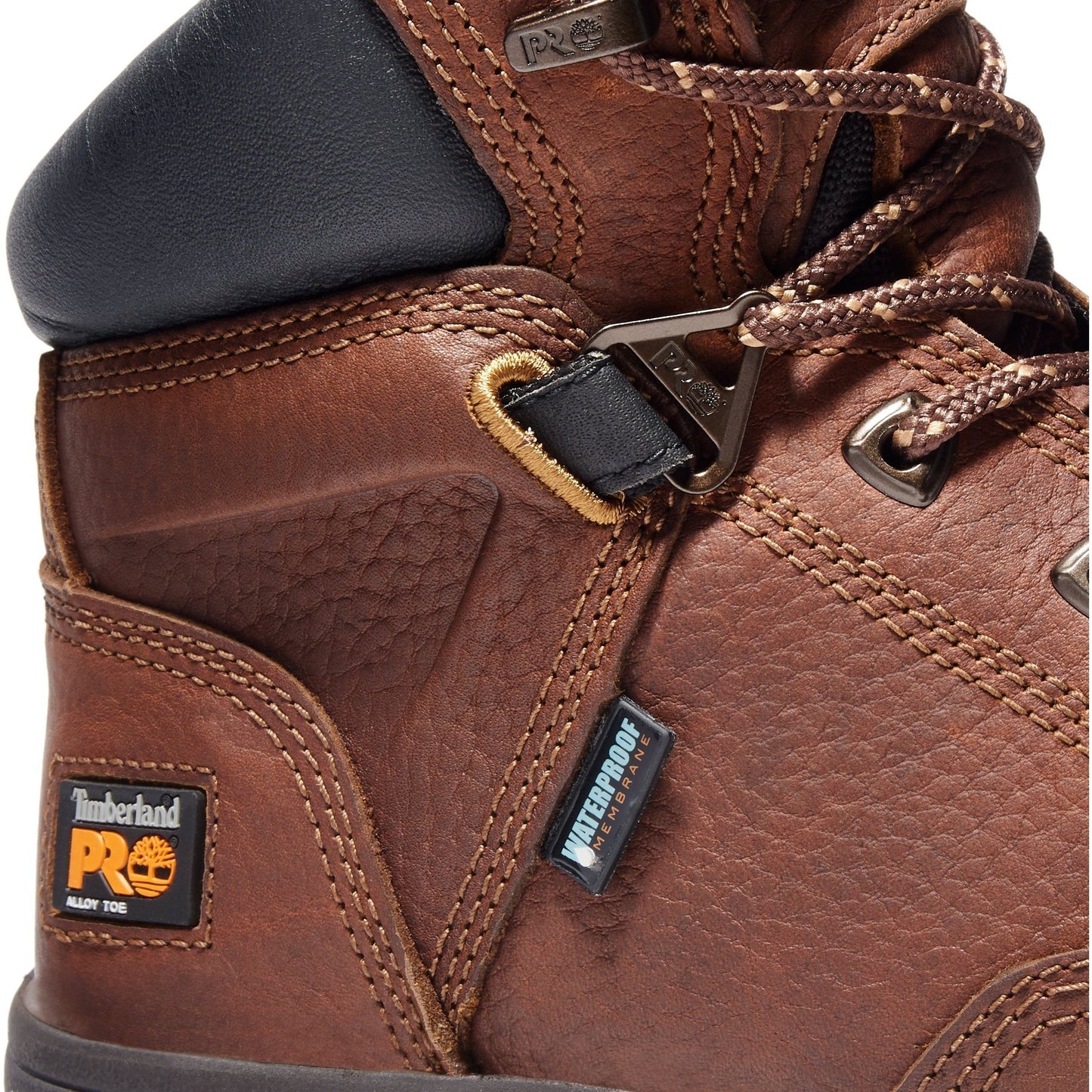 Timberland PRO Men's Helix 6" Alloy Toe Waterproof Work Boot Brown TB185594214 - Overlook Boots