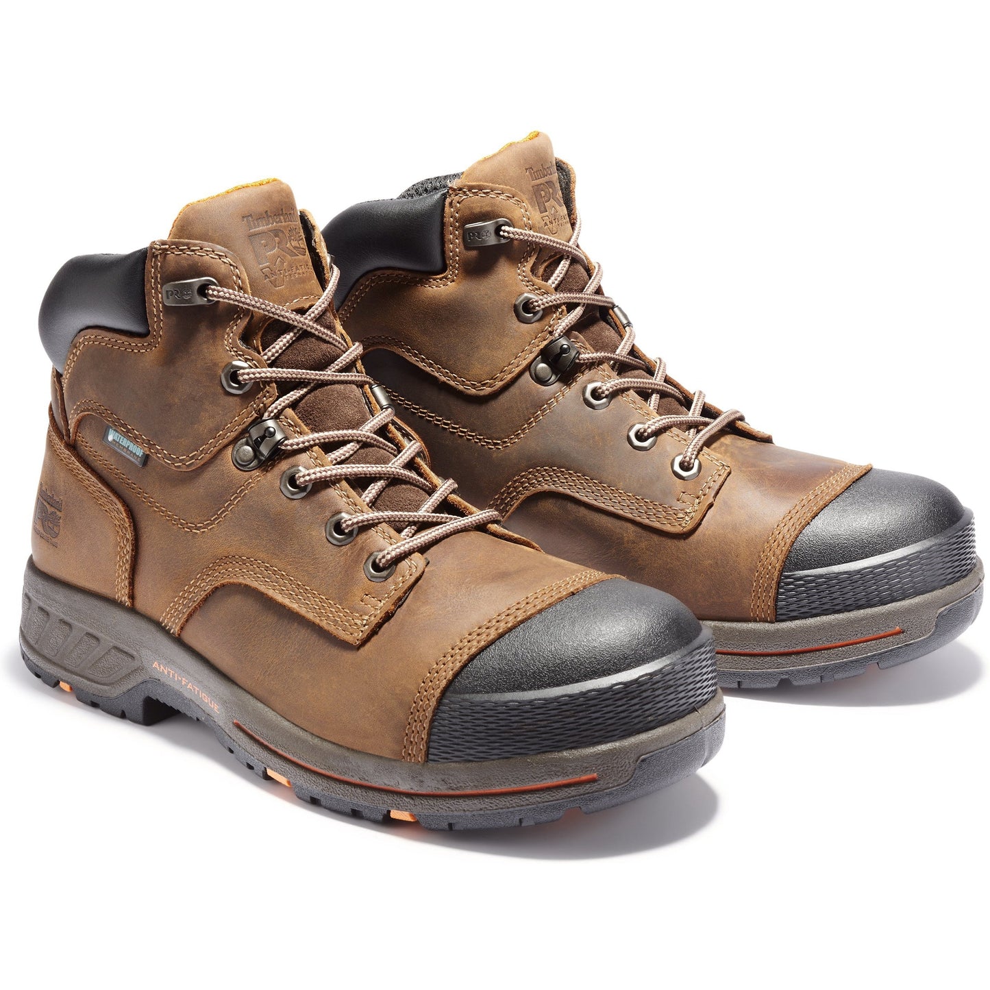 Timberland PRO Men's Helix 6" Heavy Duty Composite Toe Waterproof Work Boot - TB1A1HQL214 7 / Medium / Brown - Overlook Boots