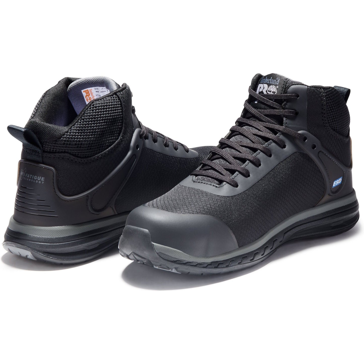 Timberland PRO Drivetrain Composite Toe Work Boots - Men's Black - TB0A1S5M001 - Overlook Boots