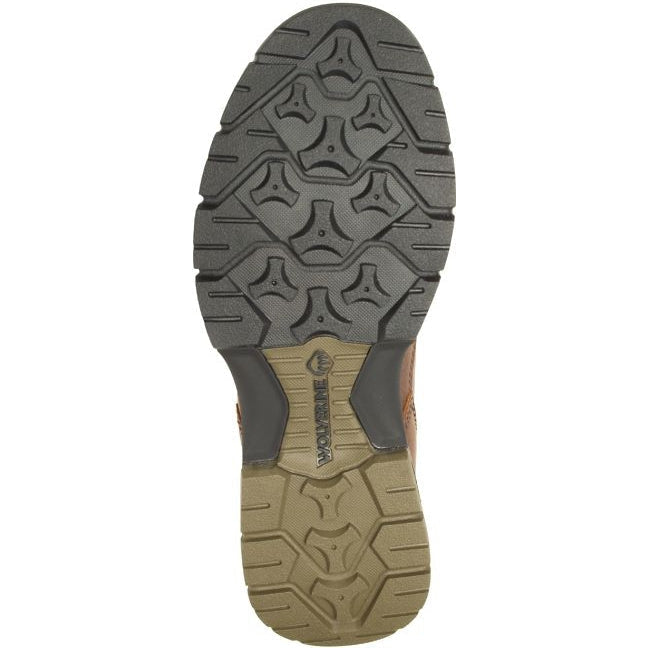 Wolverine Men's Rush Ultraspring 6" Composite Toe Waterproof Work Boot -Brown- W231038 - Overlook Boots