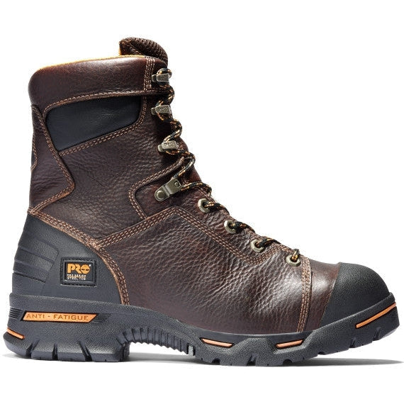Timberland PRO Men's Endurance 8" Steel Toe Work Boot Brown TB152561214 - Overlook Boots