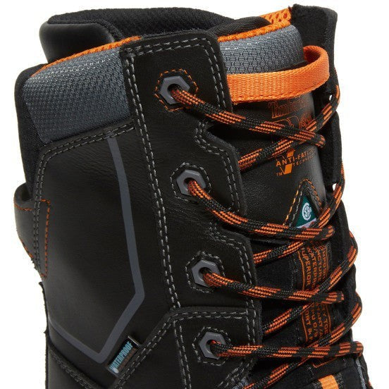 Timberland Pro Men's Pac Max 10" Composite Toe Waterproof Puncture Resistant Work Boot- Black- TB1A5QXJ001 - Overlook Boots