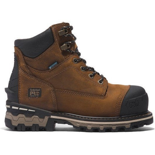 Timberland Pro Women's Boondock 6" Composite Toe Waterproof Puncture Resistant Work Boot- TB1A5R9T214 5.5 / Medium / Brown - Overlook Boots