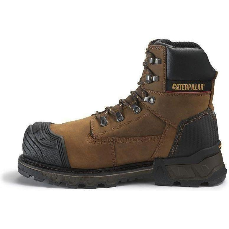 CAT Men's Exavator 6" XL Composite Toe Waterproof Work Boot - Brown - P90991 - Overlook Boots