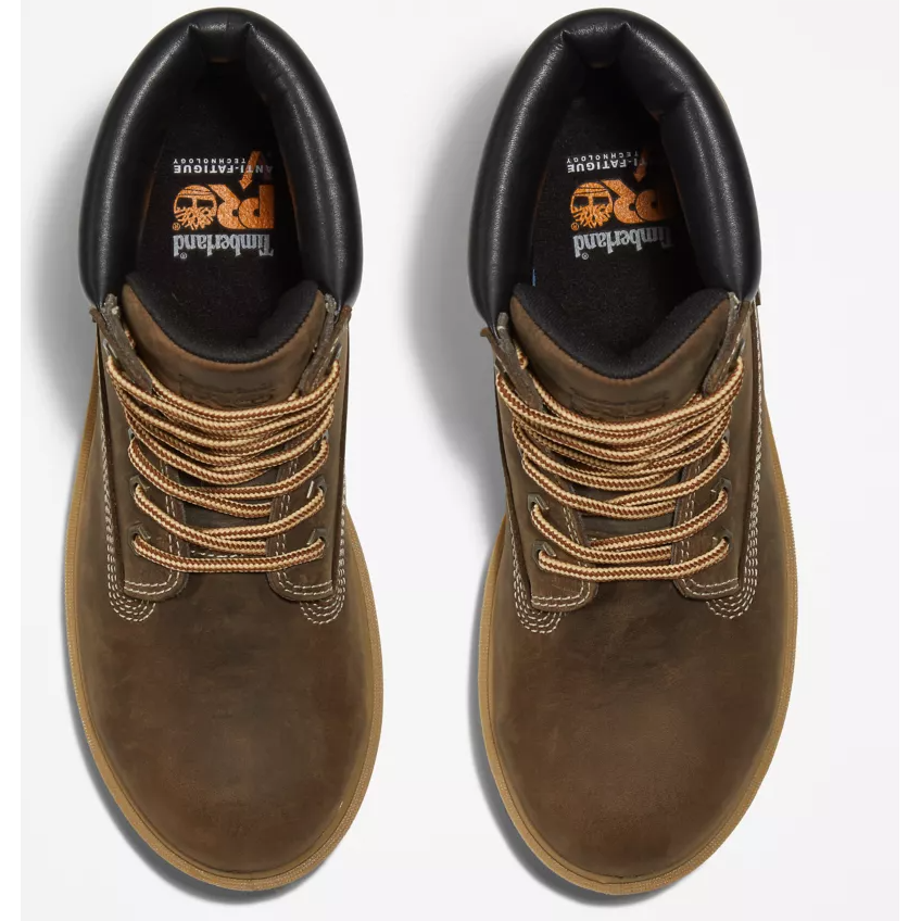 Timberland Pro Women's Direct Attach 6" Waterproof Work Boot -Brown- TB1A2QX7214 - Overlook Boots