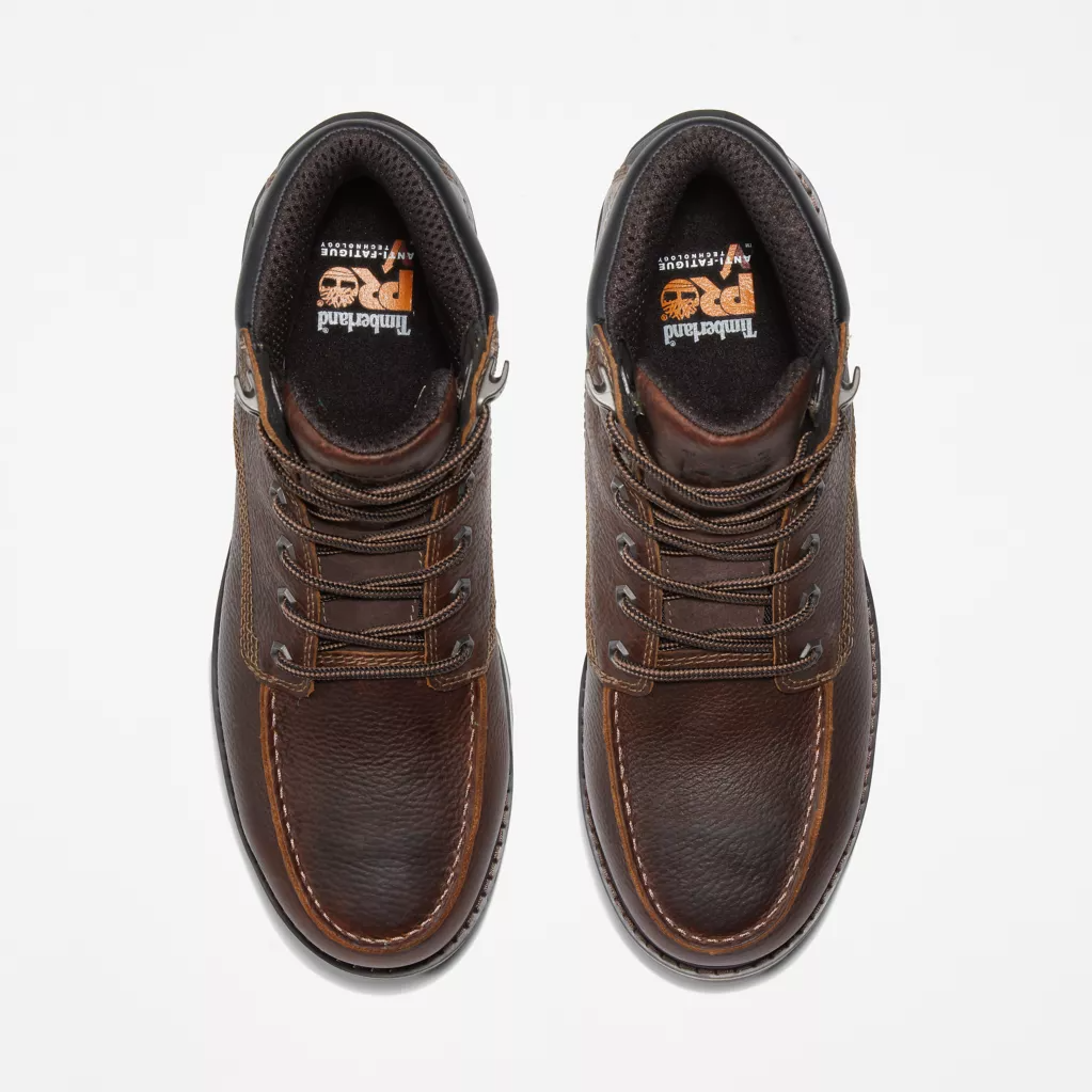 Timberland Pro Men's Irvine 6" Alloy Steel Toe Work Boot -Brown- TB1A44UP214 - Overlook Boots