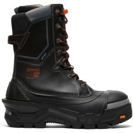 Timberland Pro Men's Pac Max 10" Composite Toe Waterproof Puncture Resistant Work Boot- Black- TB1A5QXJ001 - Overlook Boots