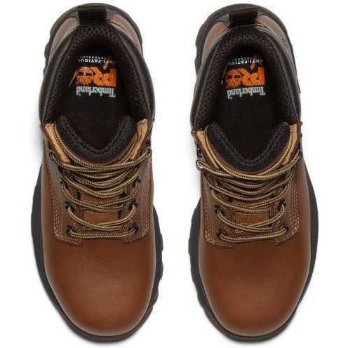 Timberland Pro Women's Titan Evolution 6" Composite Toe Waterproof Work Boot- Brown- TB1A5P1A214 - Overlook Boots